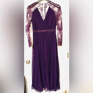 Lace Long Sleeve Gown